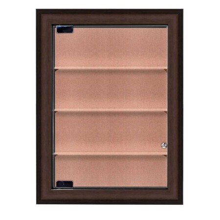 United Visual Products Outdoor Enclosed Combo Board, 42"x32", White Frame/Grey & Buff UVCB4232ODW-GREY-BUFF